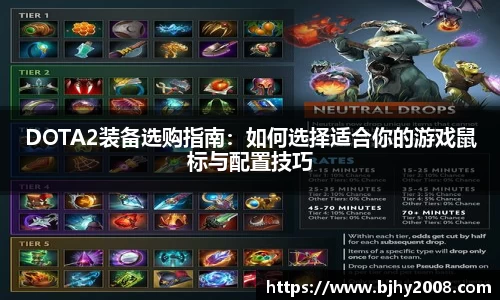 DOTA2装备选购指南：如何选择适合你的游戏鼠标与配置技巧